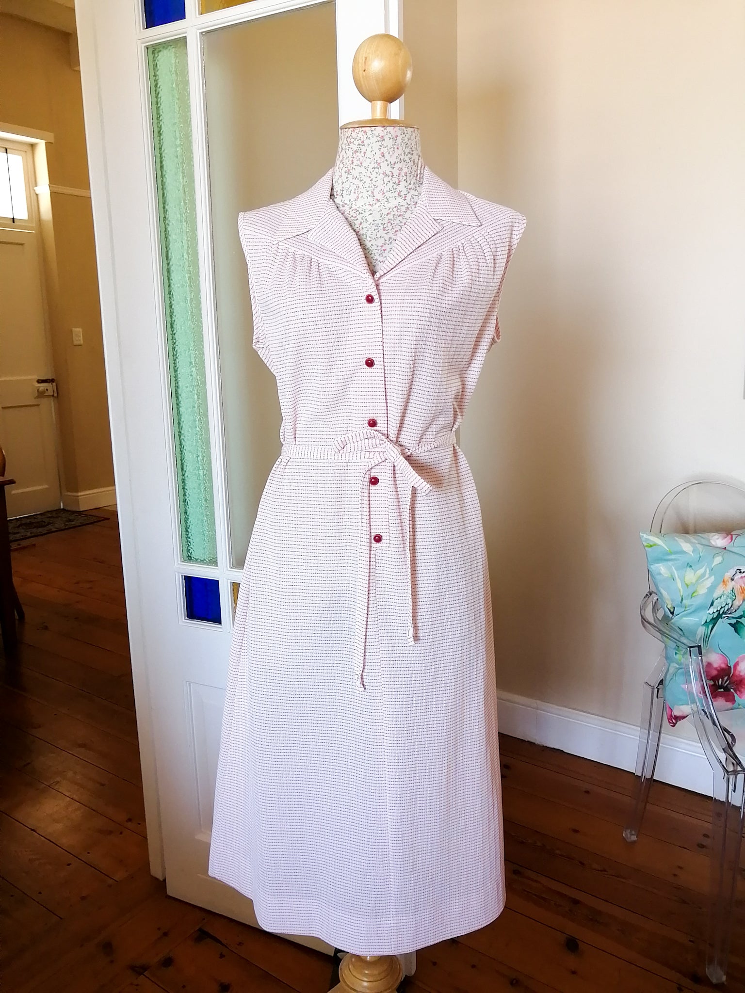 Red & White 50s Style Dress