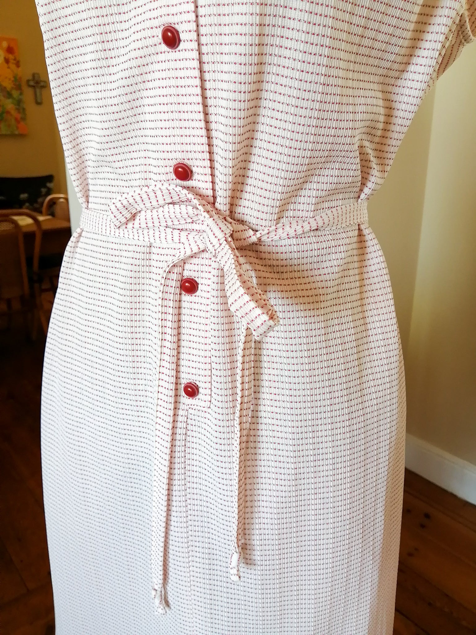 Red & White 50s Style Dress